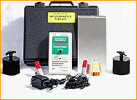 Static Solutions Inc., Megohmeter: Measures Electrical Resistance to Ground.